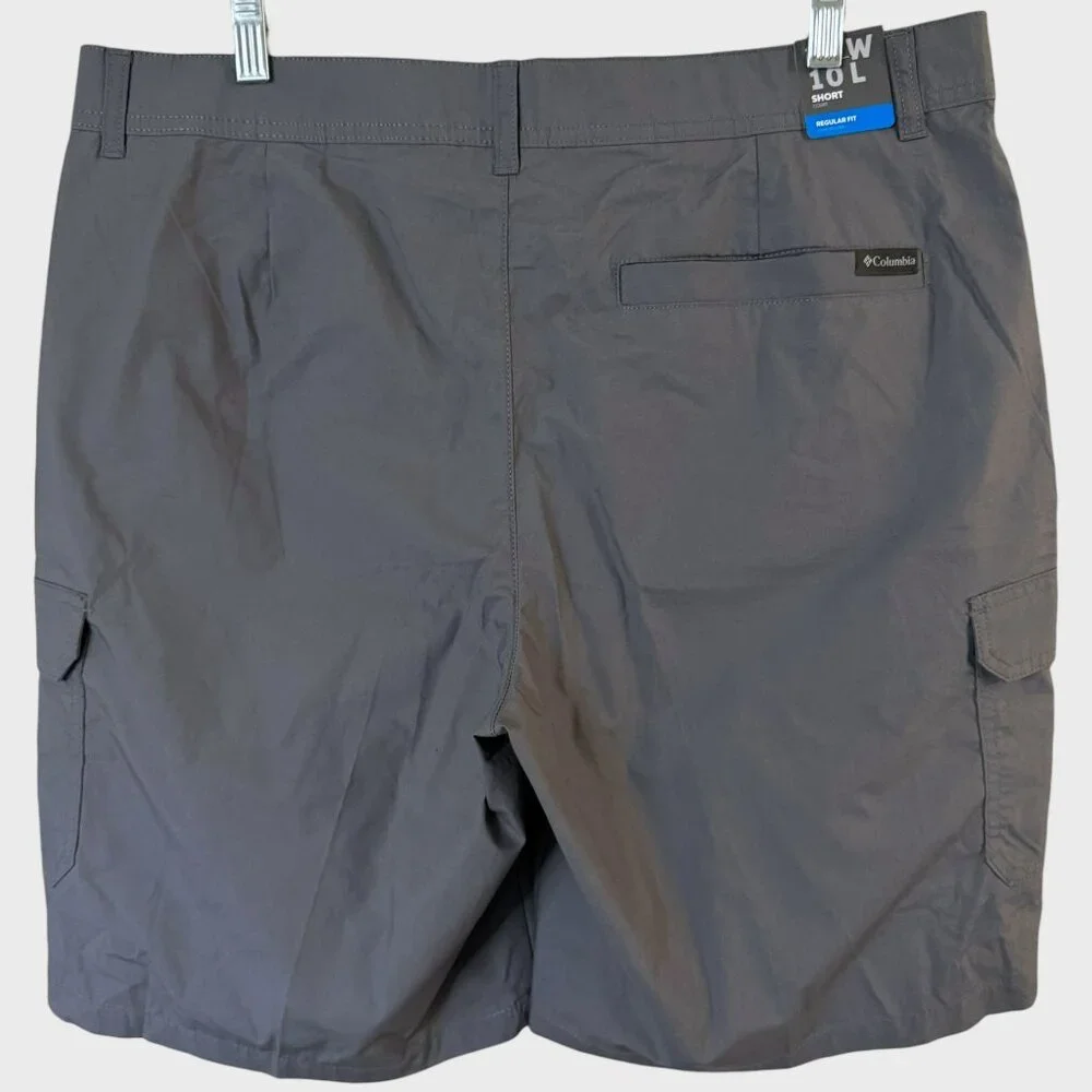 Columbia Washed Out Cargo Short II Gray Men's 36W Hiking Trekking Outdoors NEW