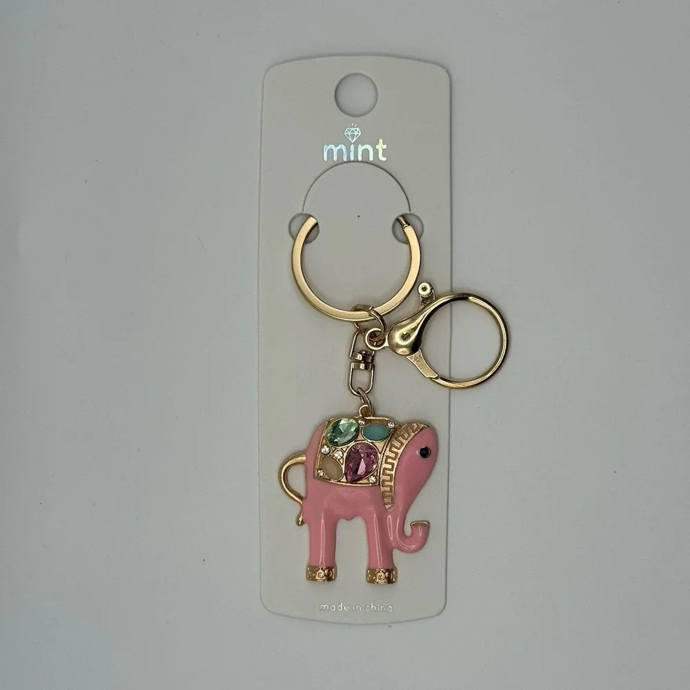 Mint pink elephant