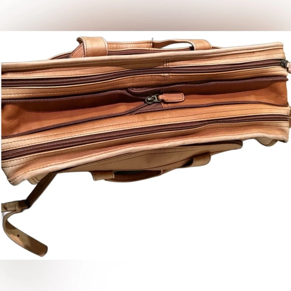 Dorado Leather Men's Shoulder Briefcase/Tote Bag