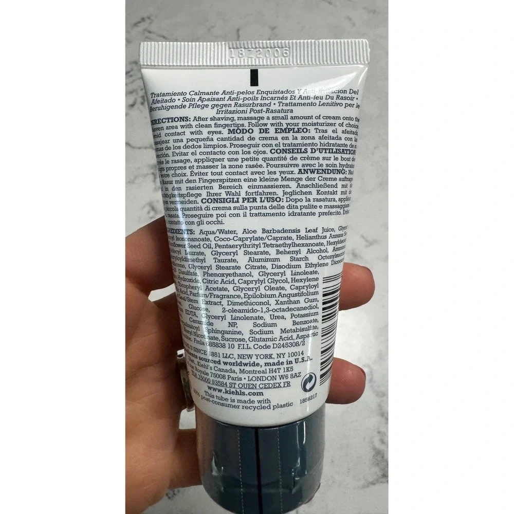 Kiehl's Ultimate Razor Burn & Bump‎ Relief 2.5 oz New Sealed