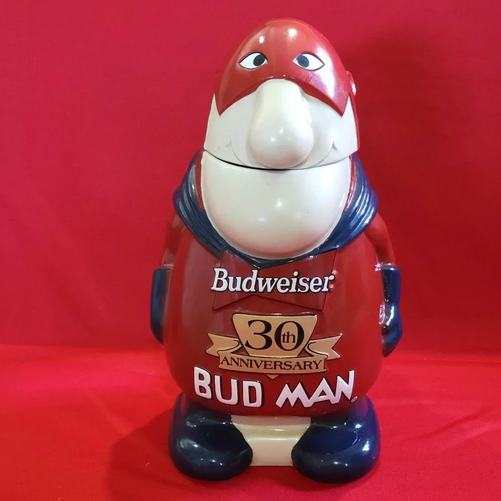 Budweiser Bud Man 30th Anniversary Beer Stein 1999