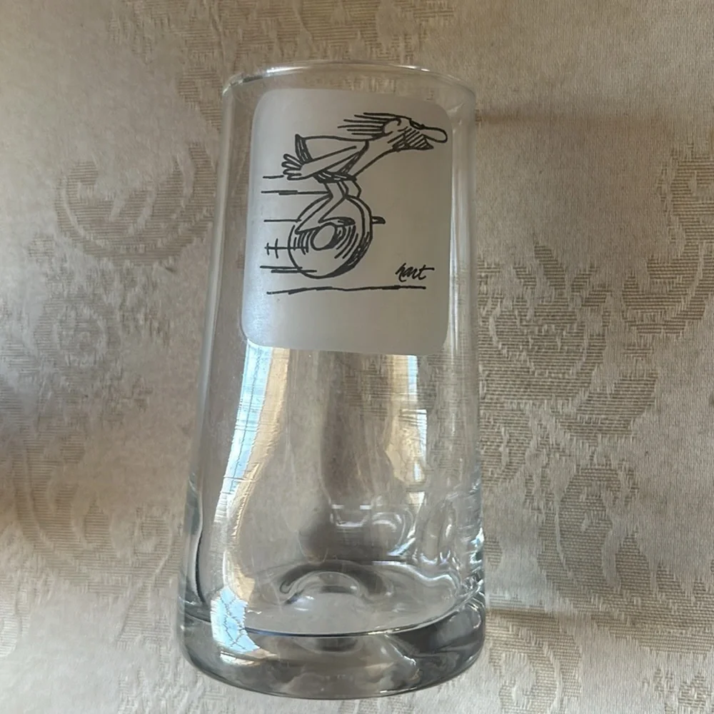 Set of vintage Johnny Hart BC Comics Thor Caveman Bartlett Collins 12 oz tumbler