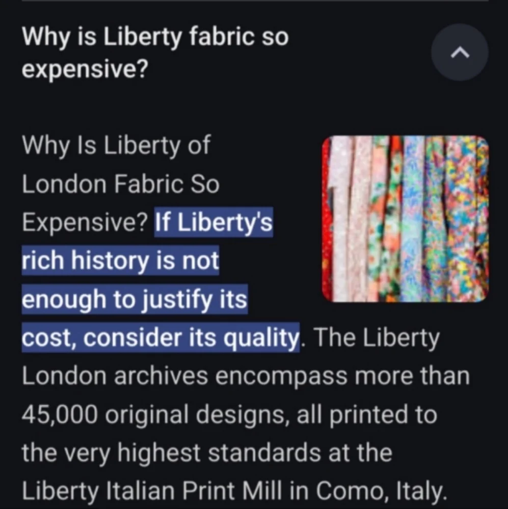 Liberty of London by bright blooms