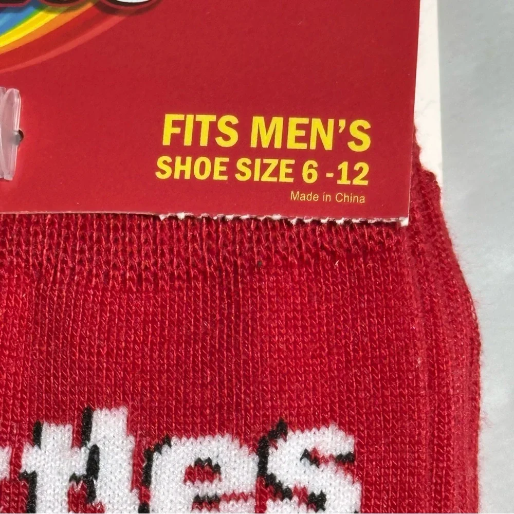 2 pack Skittles‎ and MMs Crew Socks Bundle Mens Shoe Size 6-12 Candy 2 pack NWT