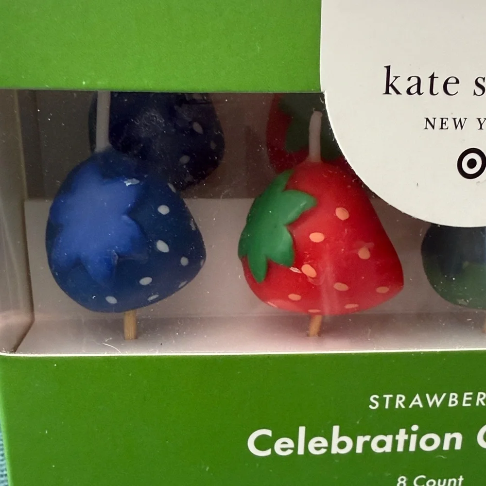 Kate Spade Strawberry Celebration Candles - Multicolor