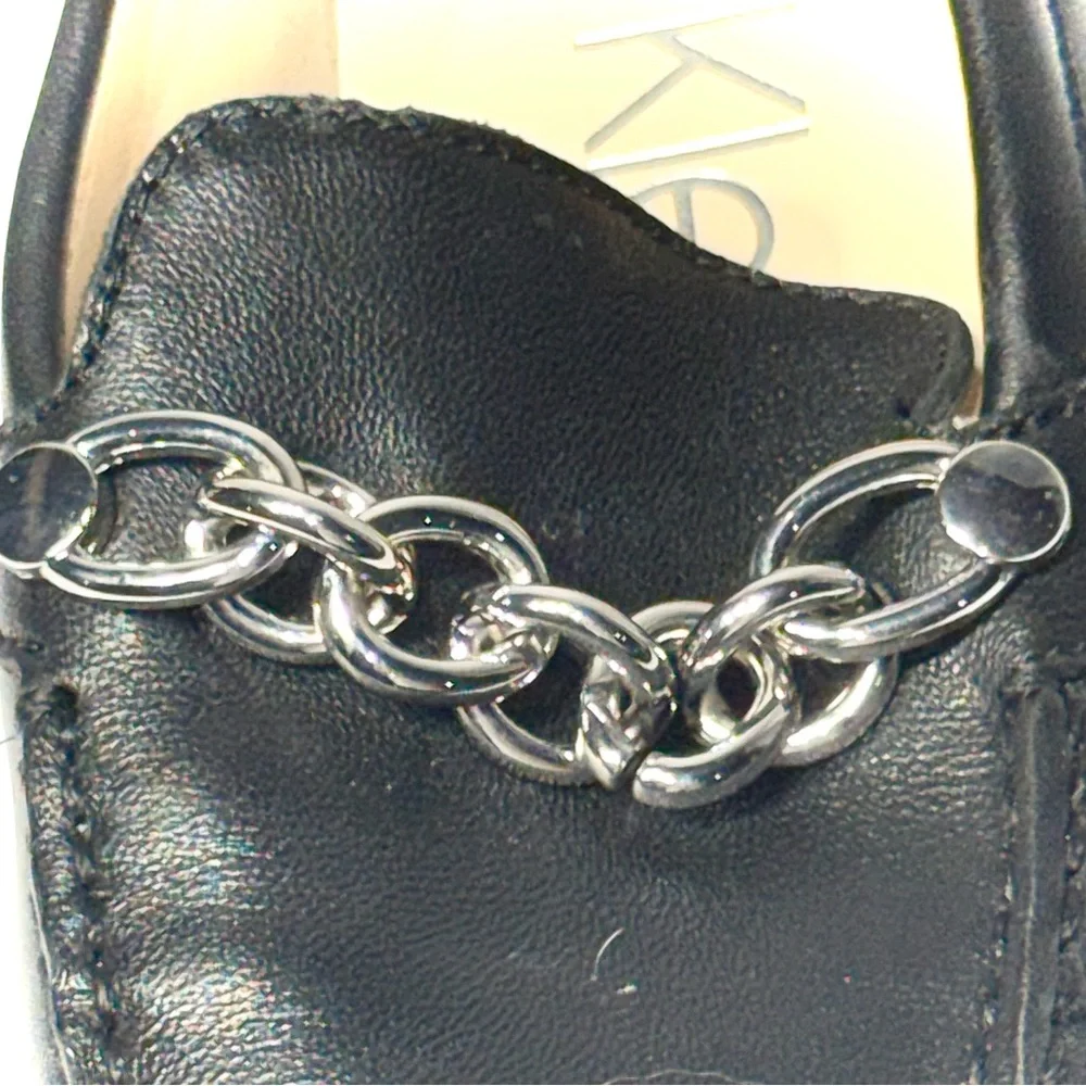 Calvin Klein black leather