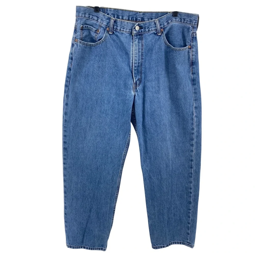 Levis 550 Relaxed Fit Jeans Mens 38x30 Blue Medium Wash Denim Pants