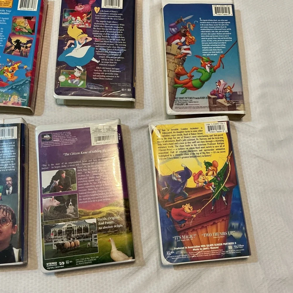 Disney lot vhs