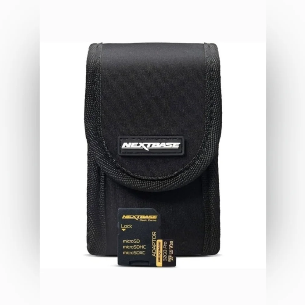 Nextbase 32GB U3 SD Card with Go Pack Go Pro Dash Carrying Case Camer GPS New