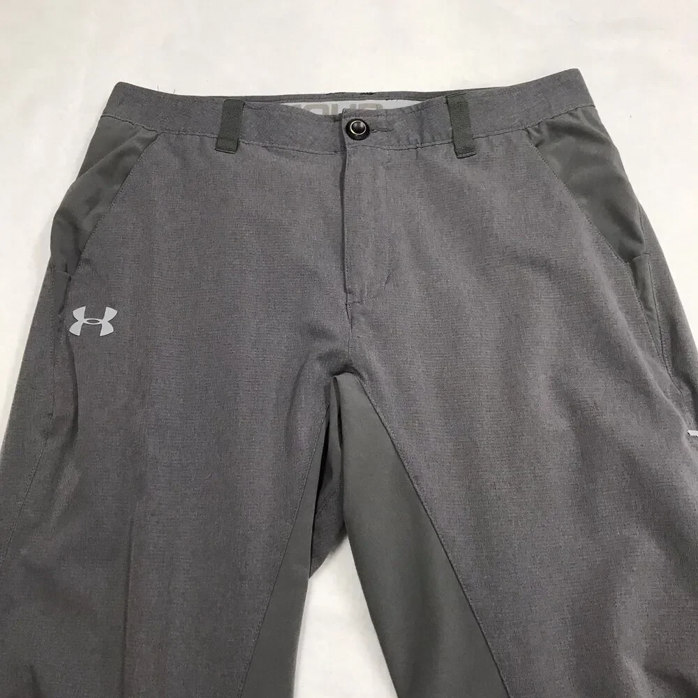 UNDER ARMOUR Storm 1 Golf Pants Men 34x32 Golf Performance Stretch Chino Texture