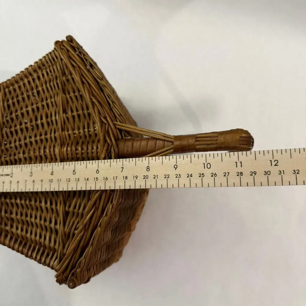 Vintage wicker basket