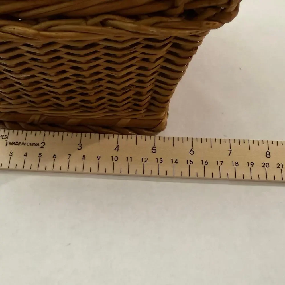 Vintage wicker basket