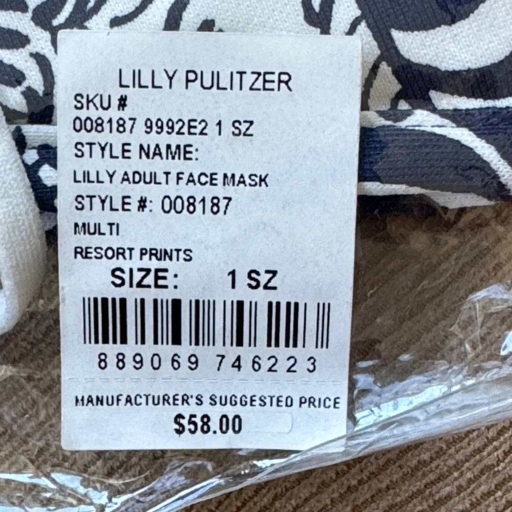 Lilly Pulitzer facial pink floral