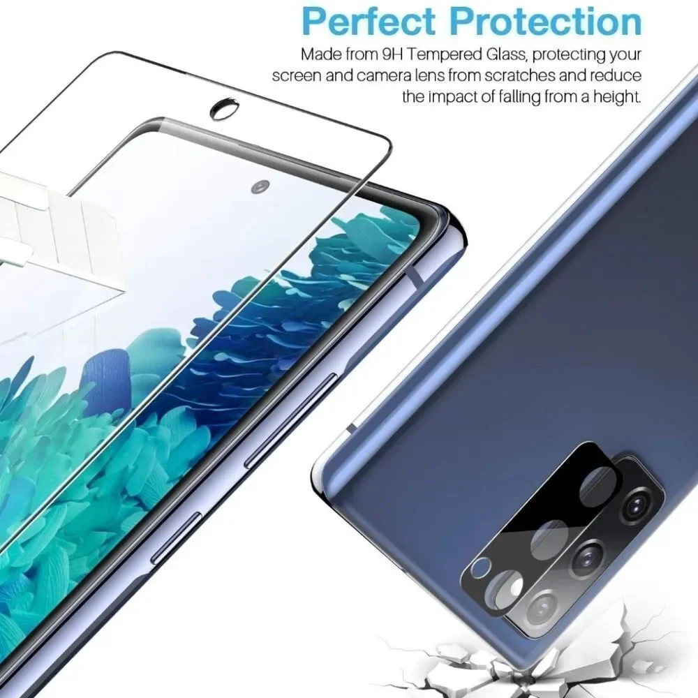 🔸️NIB Pack of 3 Tempered Glass Screen Protectors for Samsung Galaxy S20 FE 5G
