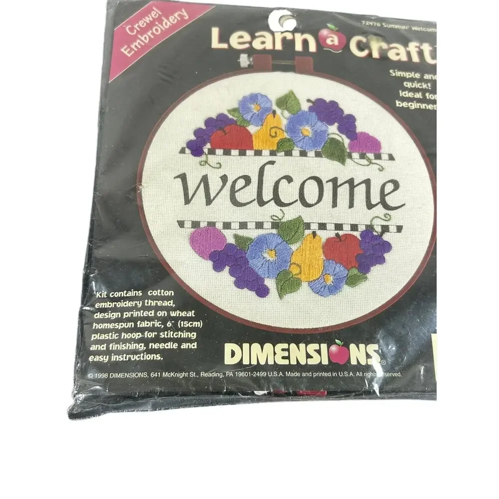 Dimensions crewel craft