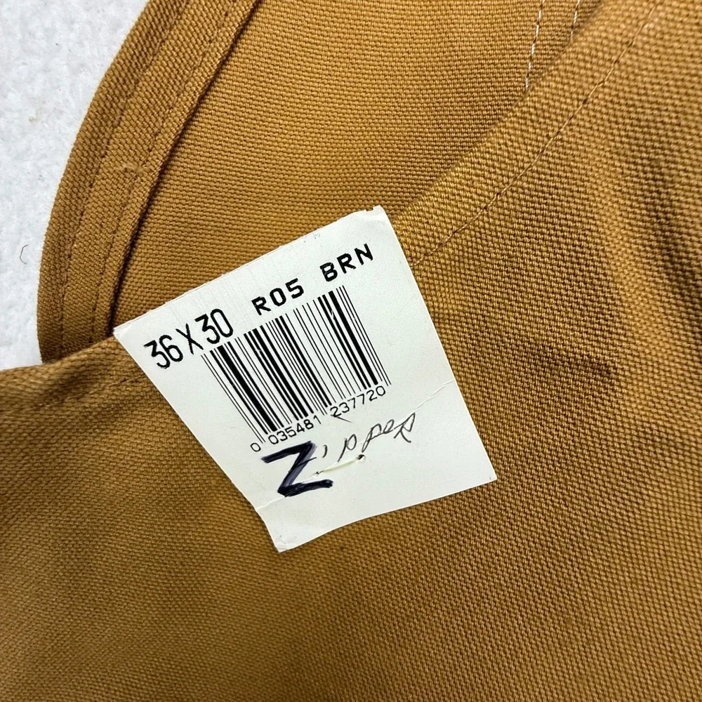 Carhartt Traditional Duck Bib Overalls Mens 36x30 R05 BRN Brown USA NWT NOS