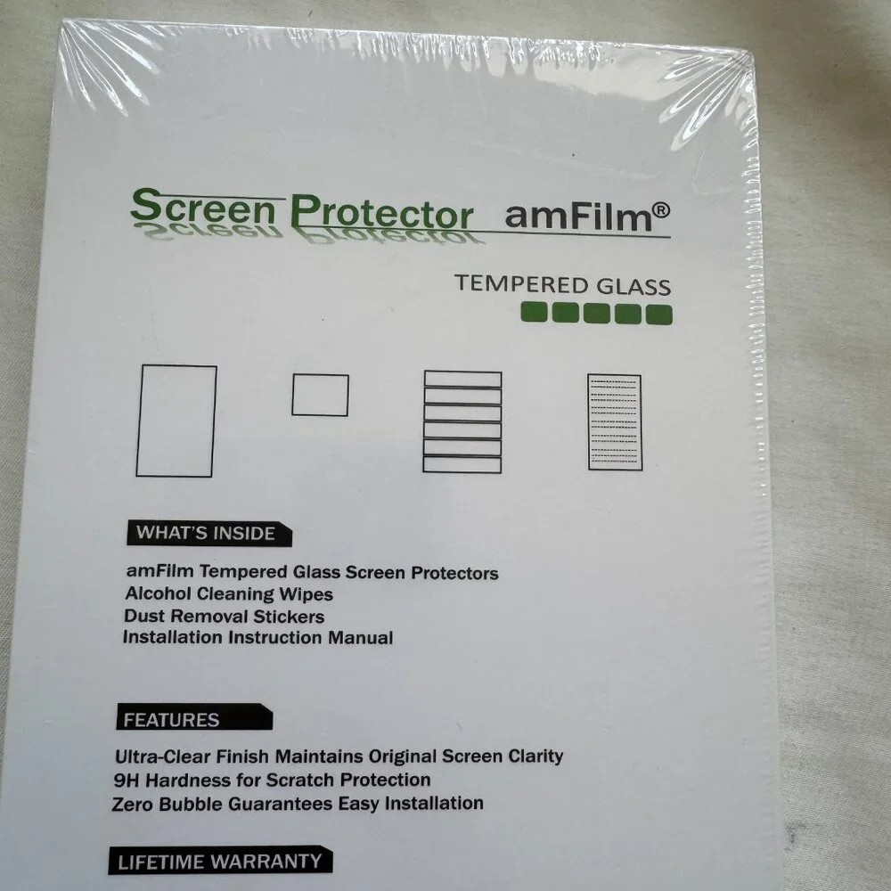 NWT amFilm Nintendo Switch Tempered Glass Screen Protector Compatible 7'' (2021)