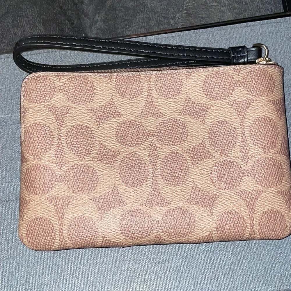 Coach wristlet crafted