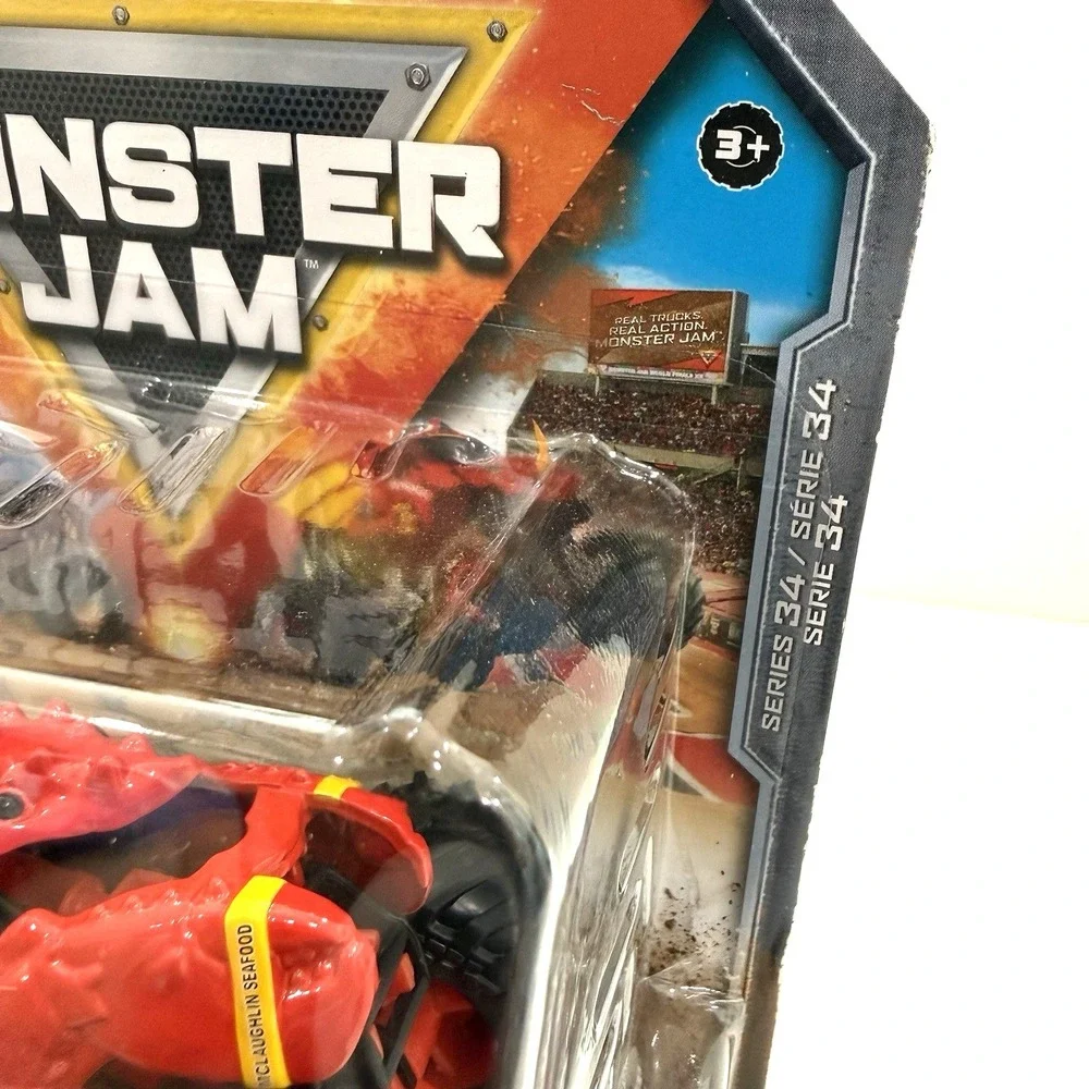 New Spin Master Monster Jam Crushstation Truck 1:64 Lobster Metal Die Cast Toy