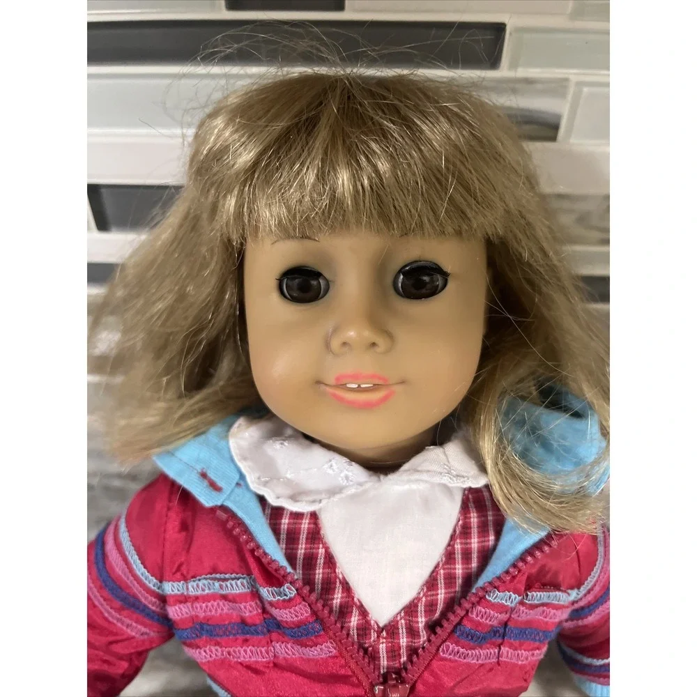 2008 Pleasant Company American Girl Doll Blonde Hair Brown Eyes 18
