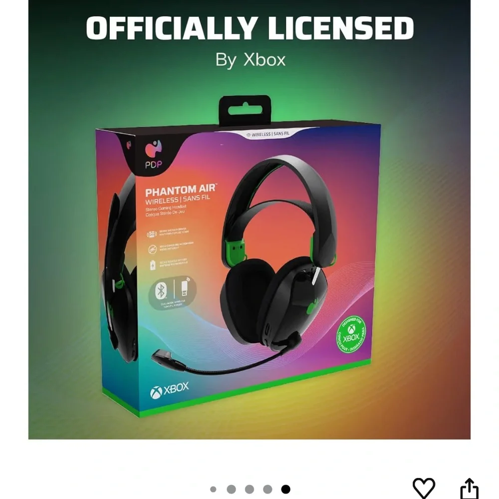 Gaming Headset for Xbox - Black and Green