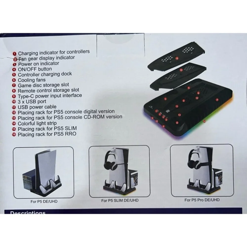 Gaminja Multi-Function Cooling and Charging Station