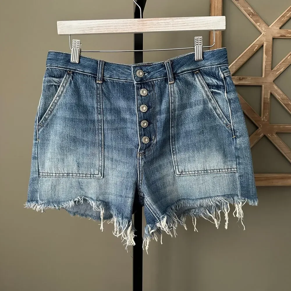 Free People We The Free Jesse Carpenter Denim Short - 27