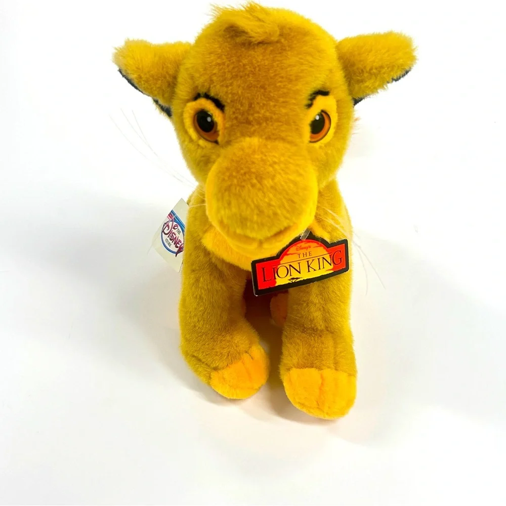 Disney The Lion King Lion Cub Plush Toy | Vintage Style Collectible Stuffed