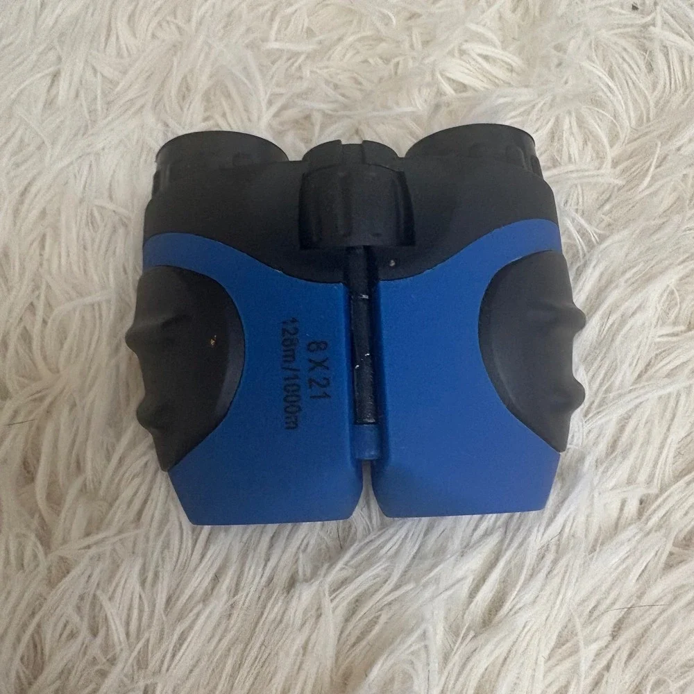Compact Binoculars 8x21 Kids Bird Watching Travel Hiking‎ Camping Blue