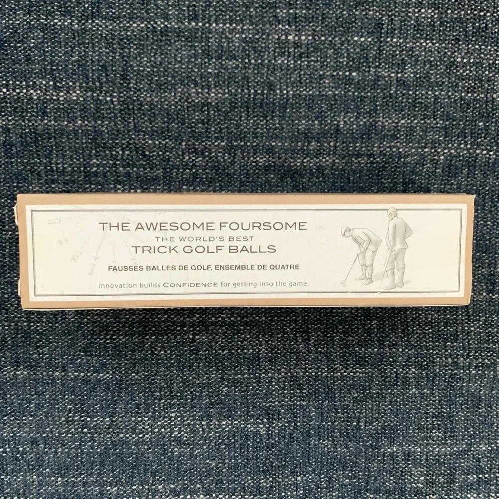 Restoration Hardware The Awesome Foursome Trick Golf Balls Set - NIB