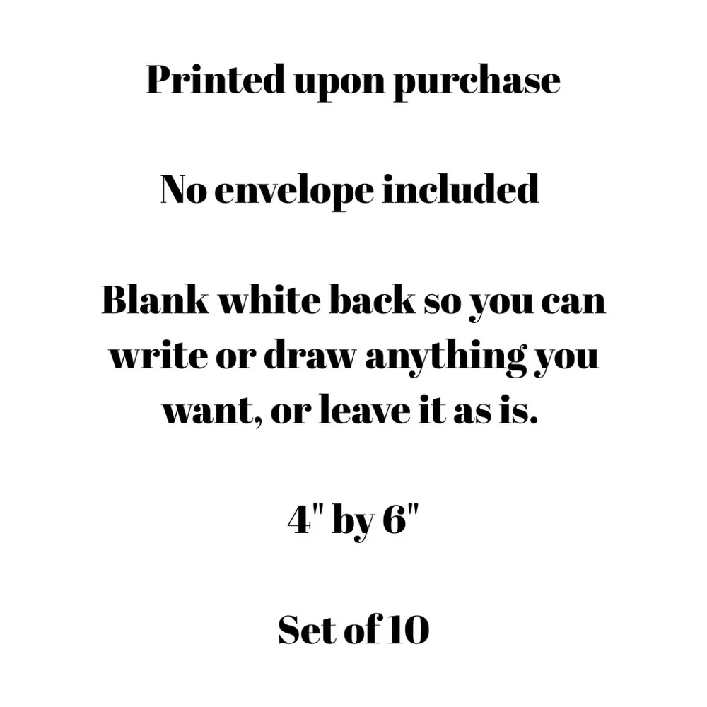 Handmade beautiful postcards