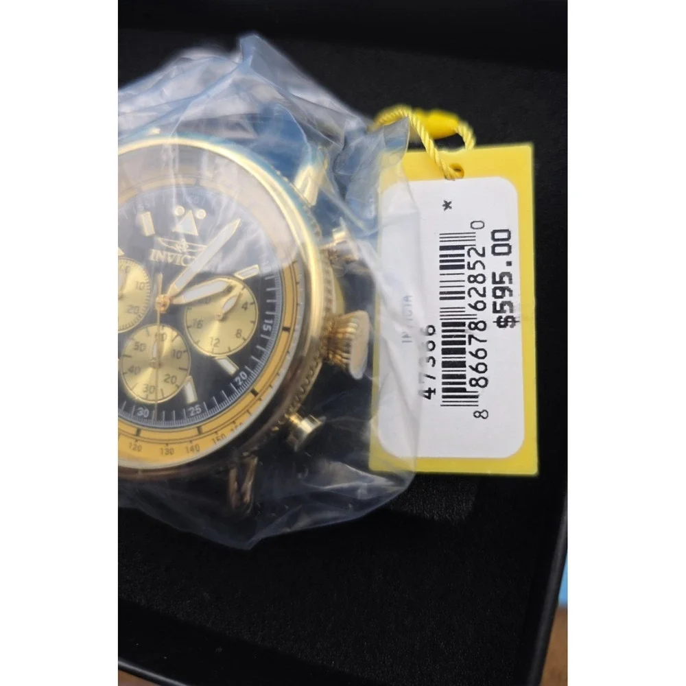 Invicta gold tone