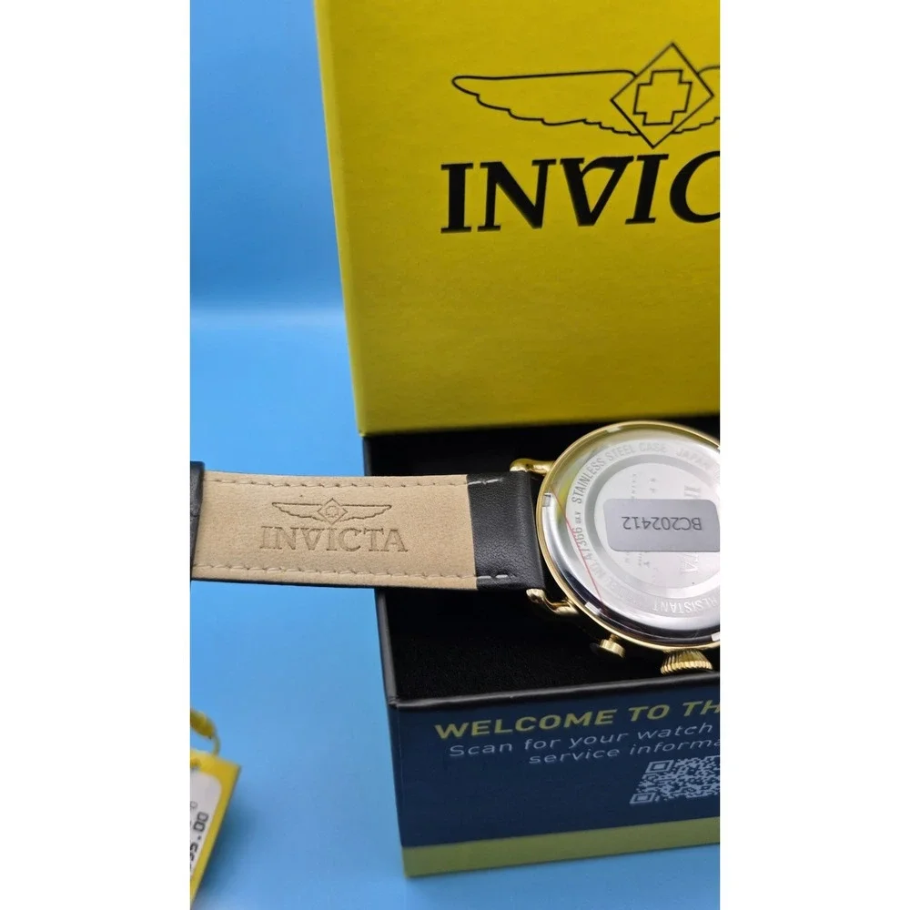 Invicta gold tone