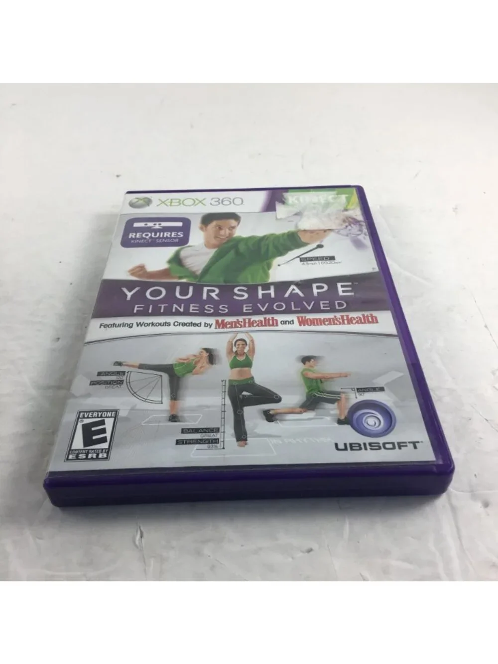 MICROSOFT XBOX 360 KINECT YOUR SHAPE FITNESS EVOLVED GAME MANUAL INCLUDED