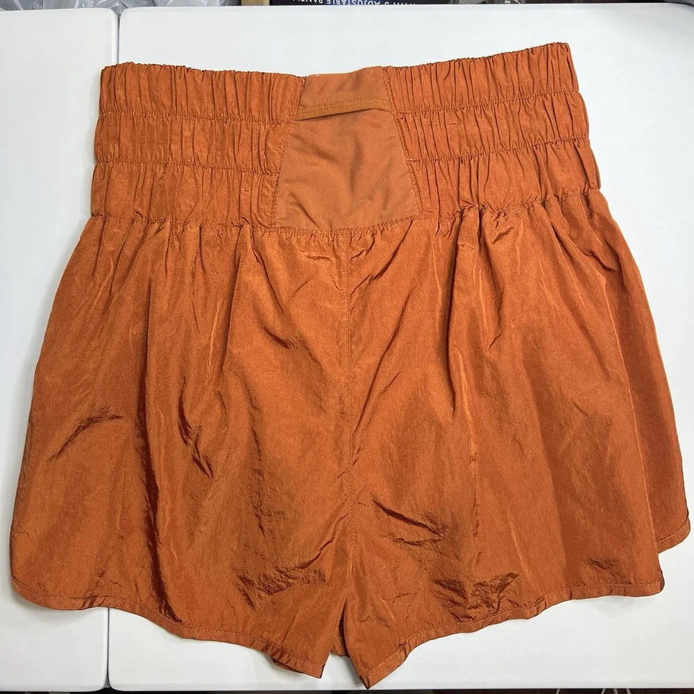 Free People Movement Shorts The Way Home Running Active Lined XL Sports Orange