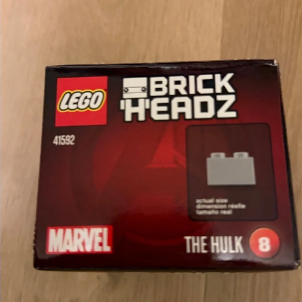 Lego brick headz the hulk set 41592 new in sealed box 93 pieces retired & rare!