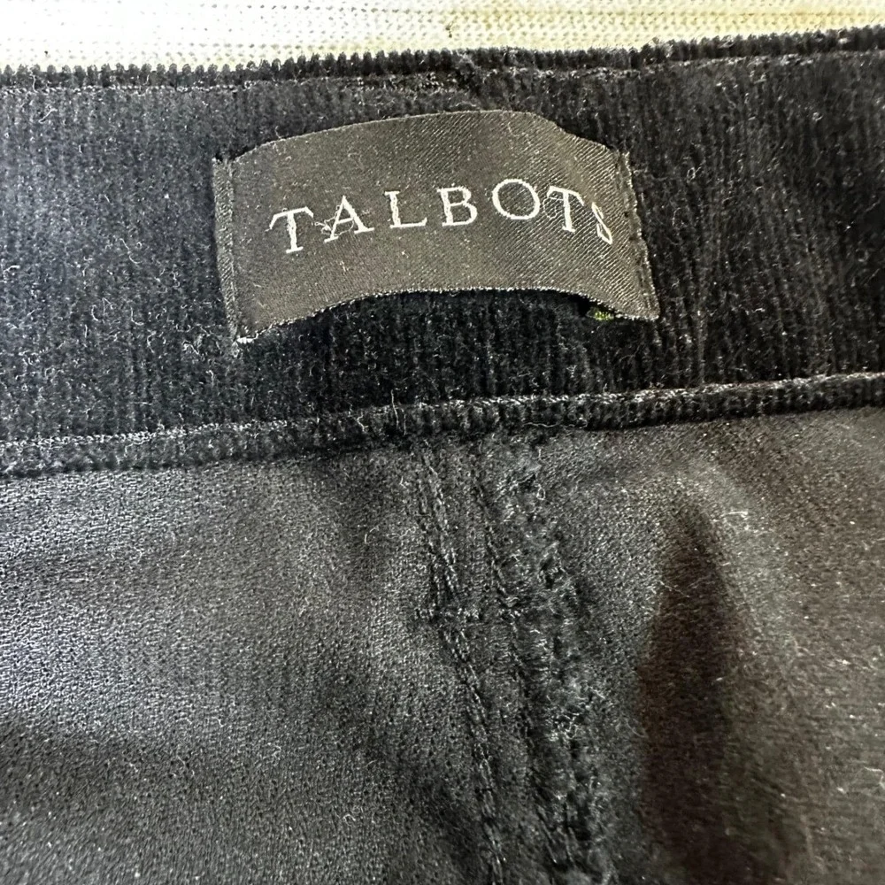 Talbots black corduroy