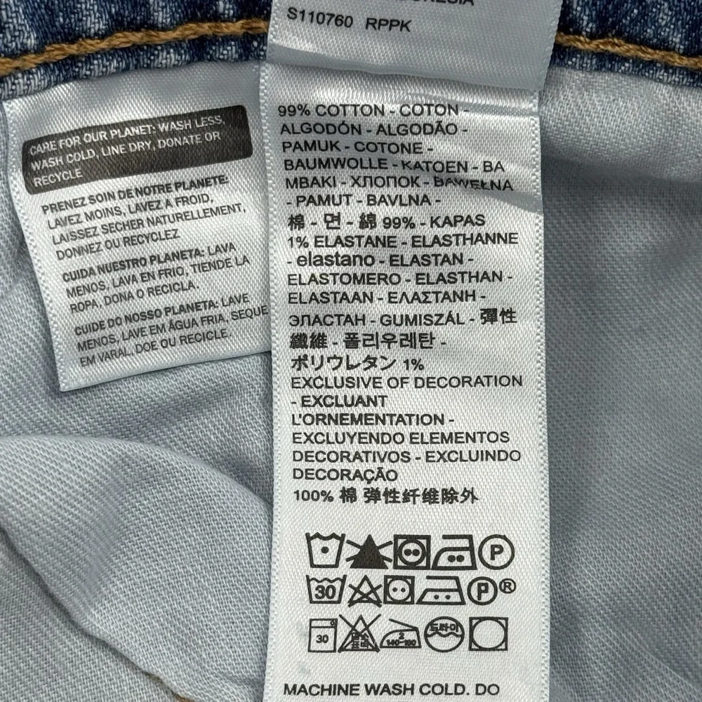 Levi's 511 Slim Fit Jeans Men's 32x32 Blue Denim NWT Reclaimed Sustainable