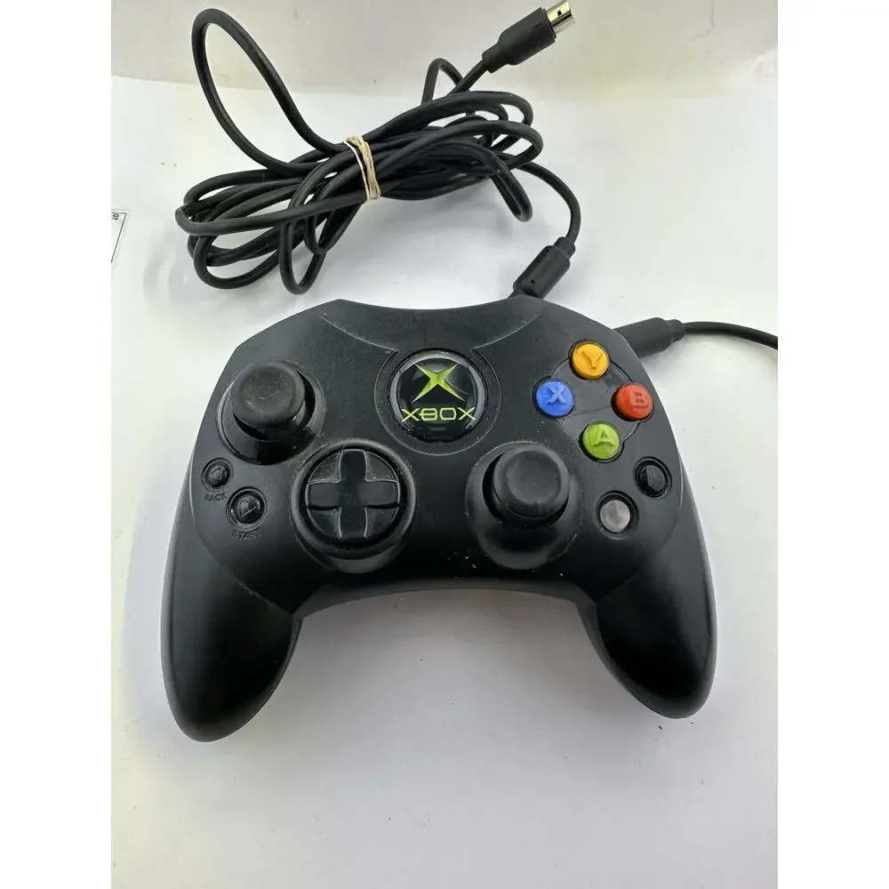Microsoft Xbox Original Controller S Type OEM with Breakaway Cable Tested Works