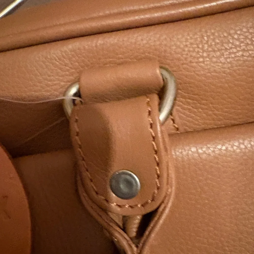 Twisted x‎ tan leather briefcase