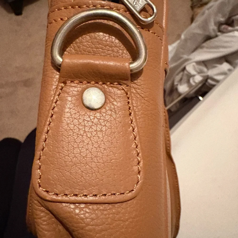 Twisted x‎ tan leather briefcase