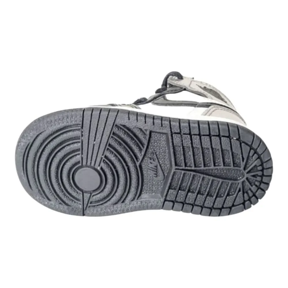 NIKE Air Jordan 1 High 'Silver Toe' Sneakers Toddler's Size 5C