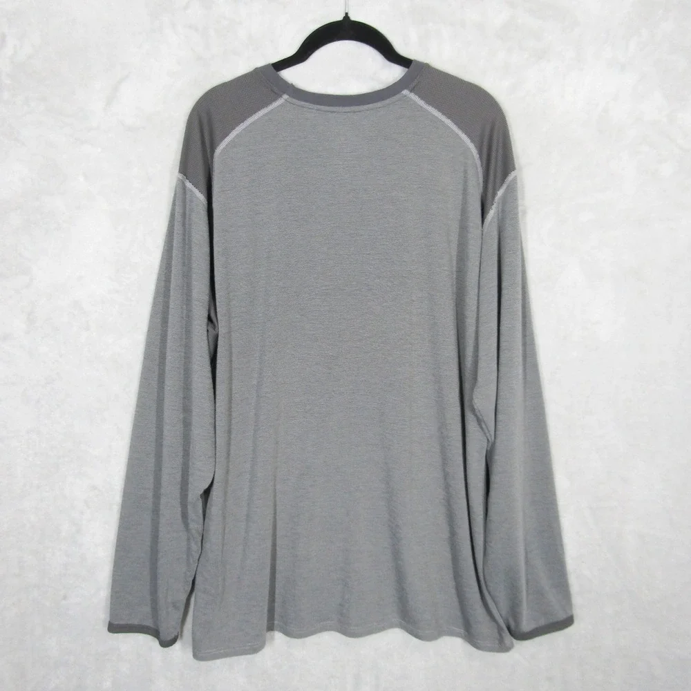 The North Face Mens XL Grey VaporWick Long Sleeve Performance Shirt Hiking Tee
