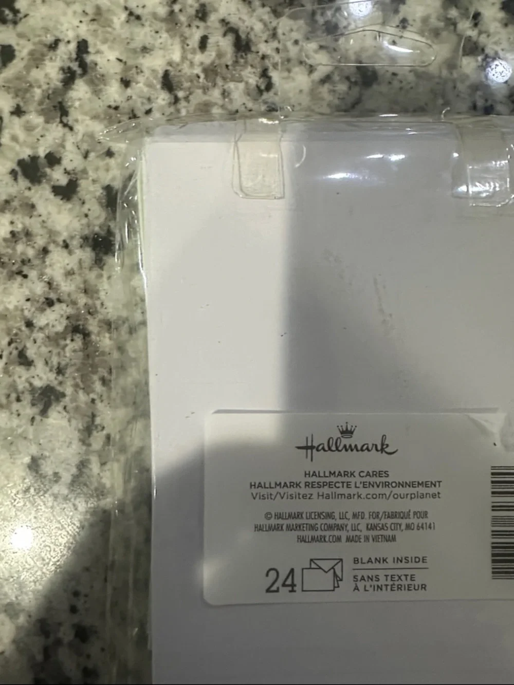 Hallmark pack thank