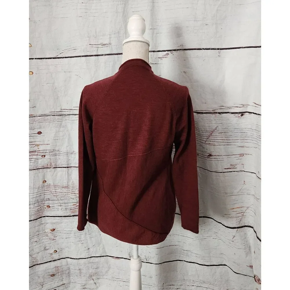 Eileen Fisher burgundy black