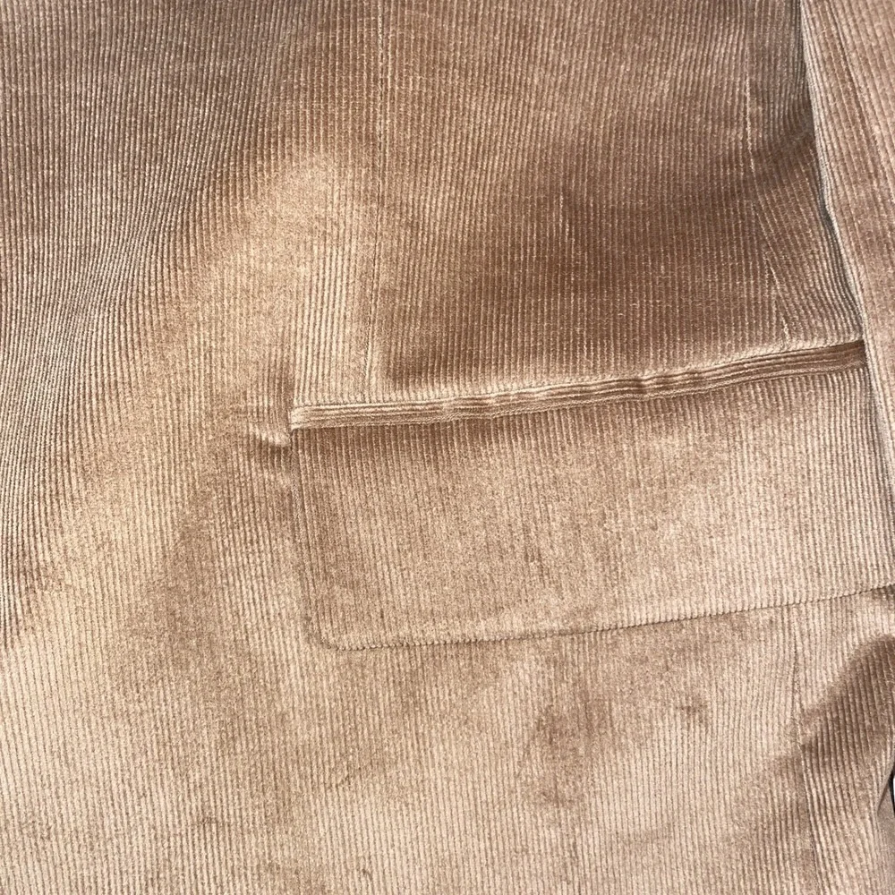 NWT Stafford Corduroy Sport Coat Mens 48 Long Stafford Tan Classic Fit Stretch