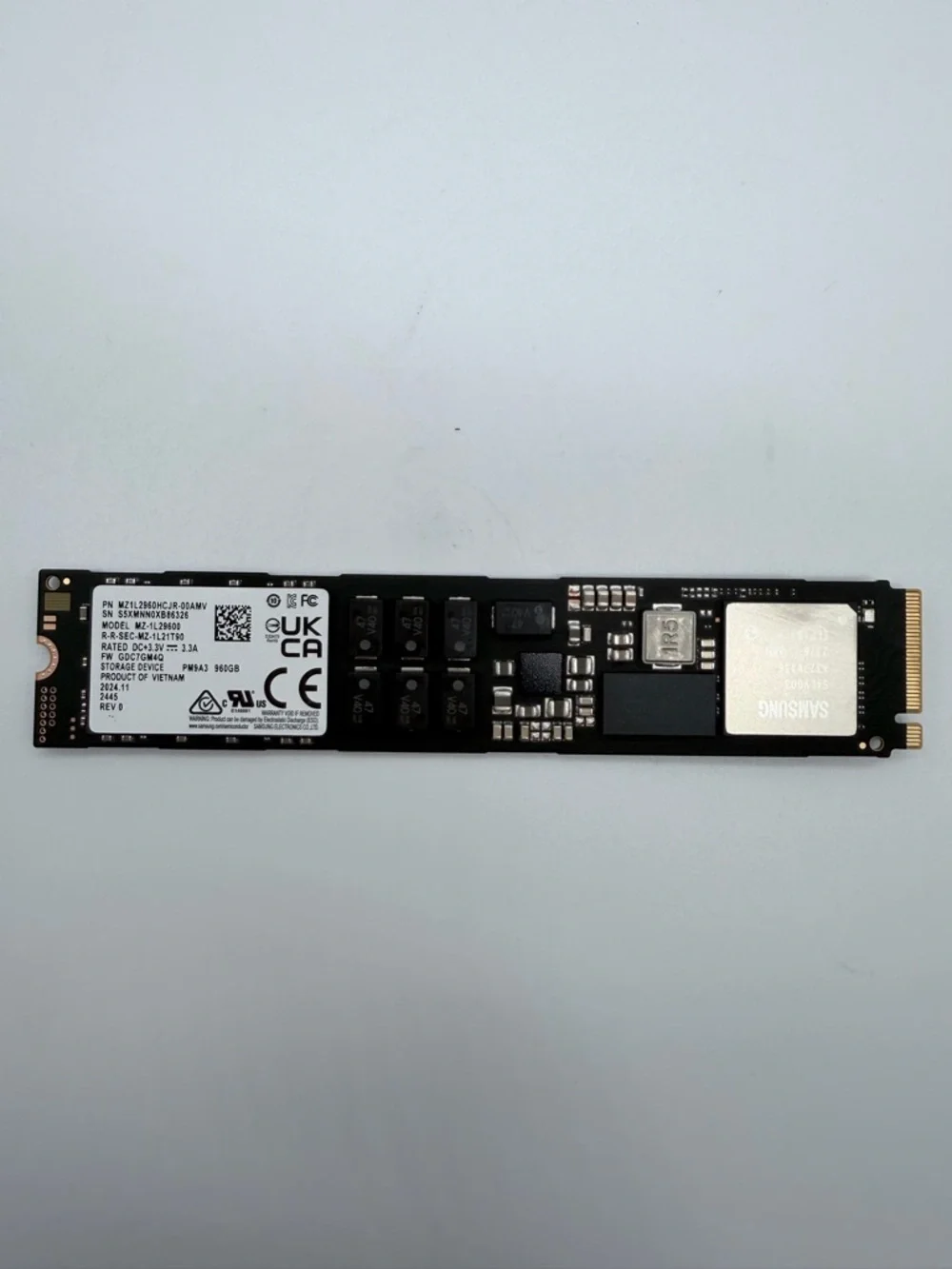 Lenovo Samsung PM9A3 960GB M.2 NVMe SSD 22110 OEM