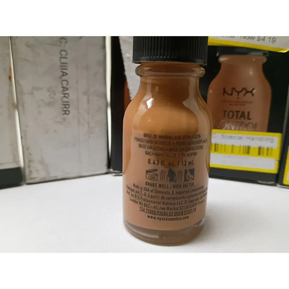 NYX Total Control Pro Drop Foundation - Mahogany (5 Pack)