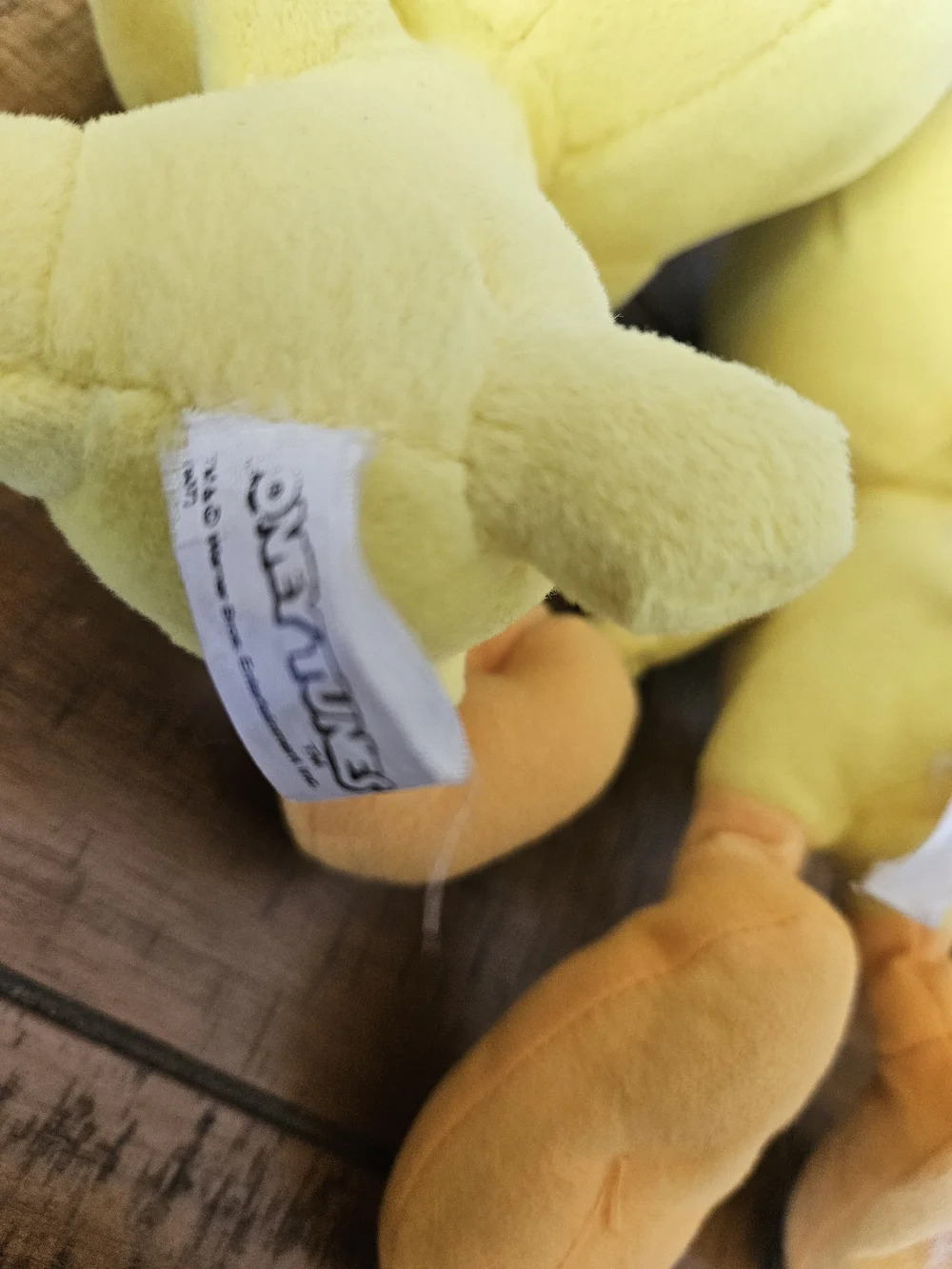 Peanuts Yellow Tweety Plush Pair with Blue Eyes