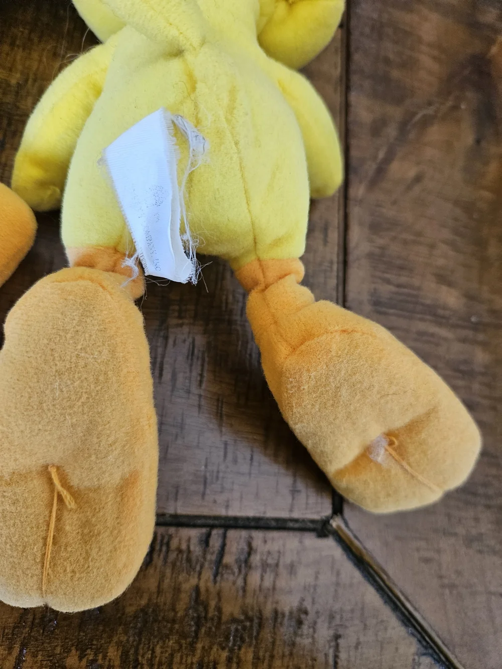 Peanuts Yellow Tweety Plush Pair with Blue Eyes
